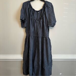 Old Navy Slate Blue Midi Dress